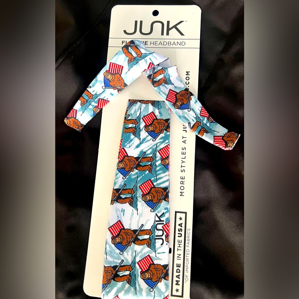 New! Junk Tie Headband - Bigfoot